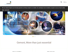 Tablet Screenshot of cemont.com